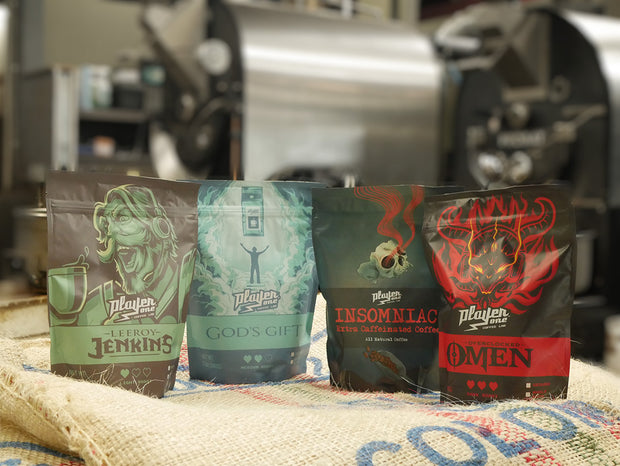 Ultimate Player One Coffee Sampler Pack.